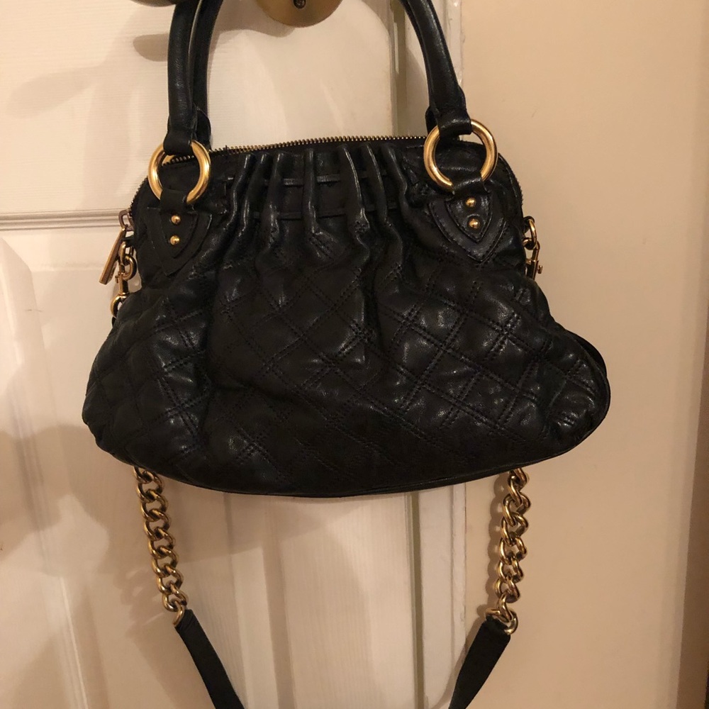 Marc Jacobs Cecilia black leather handbag